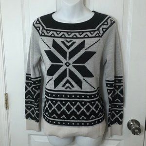 Ann Taylor LOFT Snowflake Wool Blend Sweater